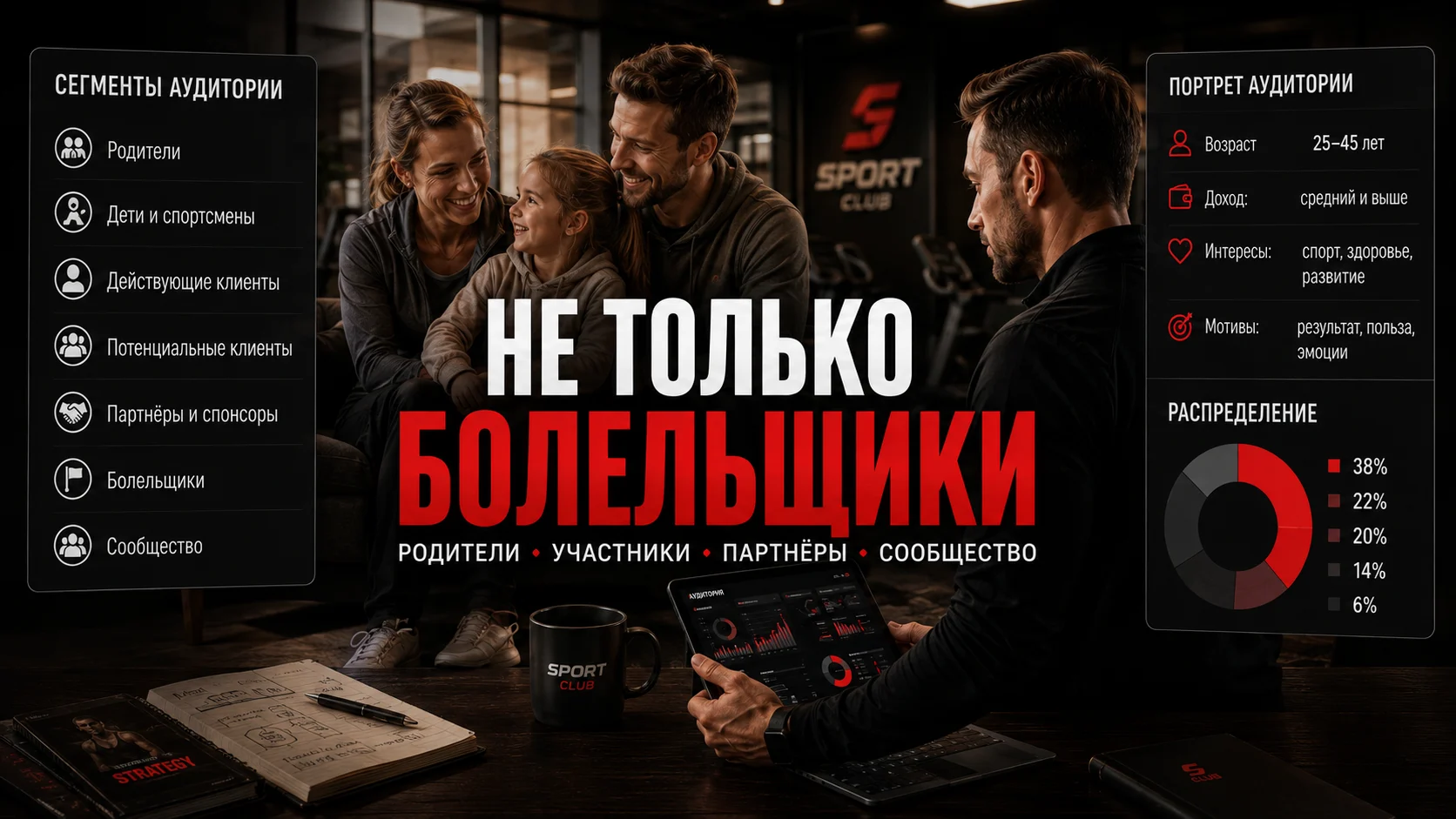 Родители, участники, партнёры и сообщество спортивного проекта
