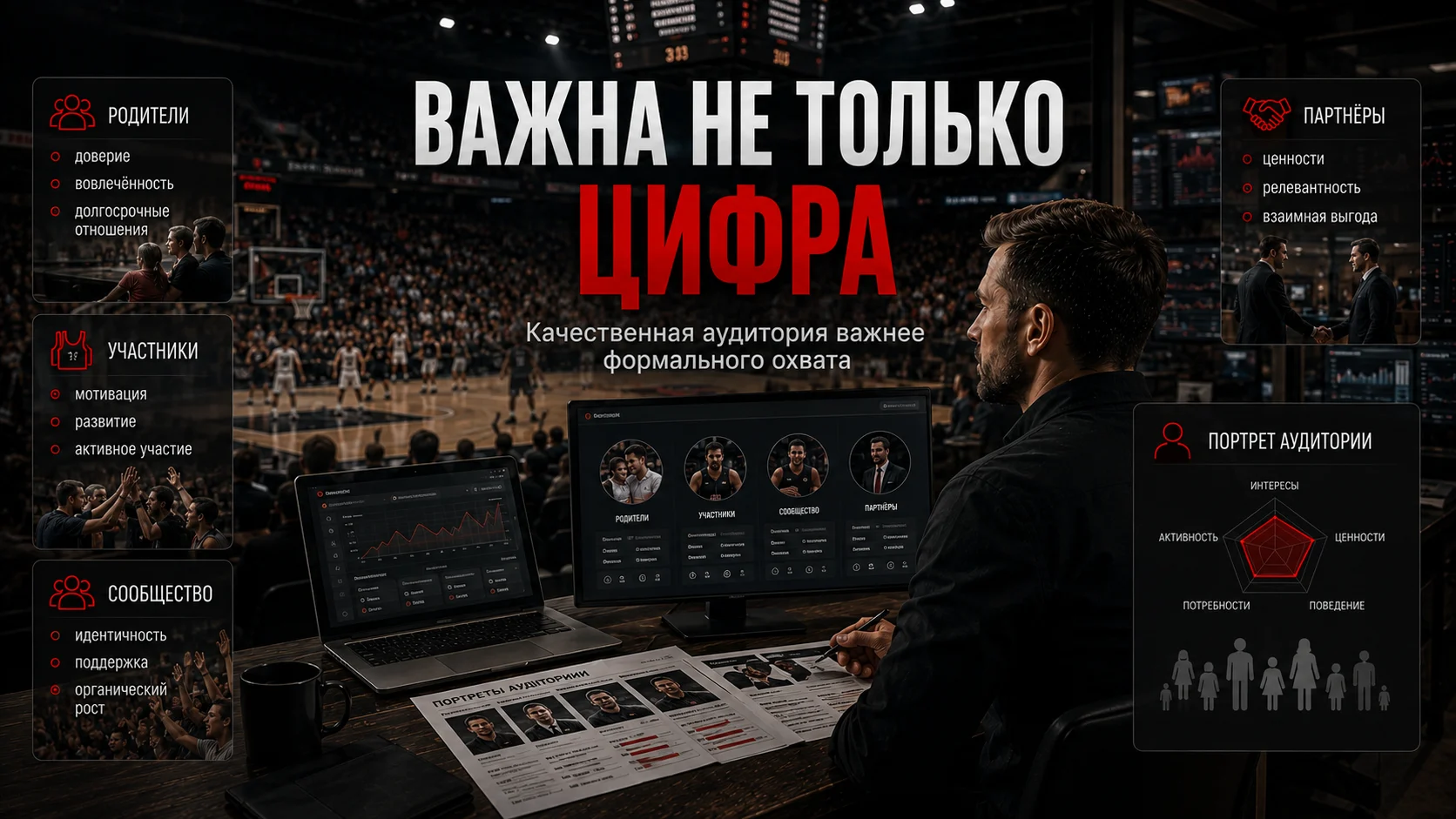 Анализ аудитории спортивного проекта для оценки спонсорского партнёрства