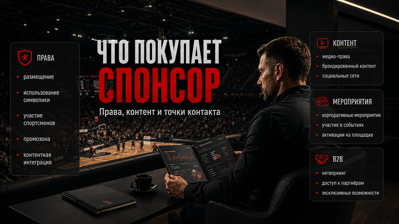 Права, контент, мероприятия и B2B-возможности в спортивном спонсорстве