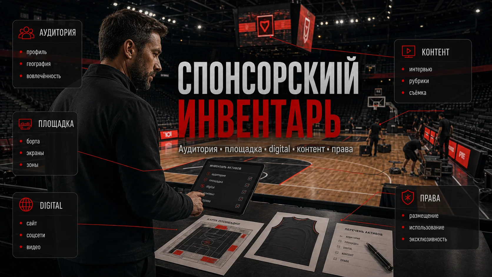 Аудитория, площадка, digital, контент и права в спонсорском инвентаре спортивного проекта