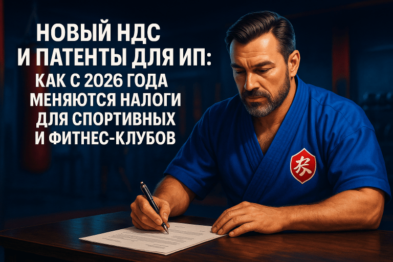 Новый НДС и патенты для ИП: как с 2026 года меняются налоги для спортивных и фитнес-клубов