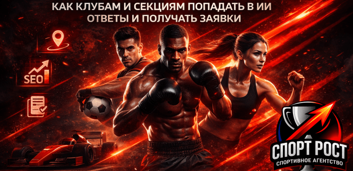 AEO и ИИ-поиск для спорта: клубы, фитнес, секции, федерации, бренды, магазины, спортсмены