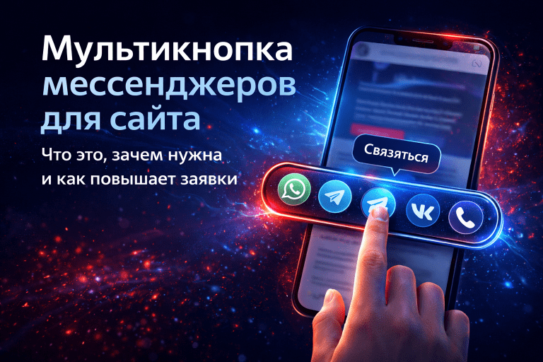 Мультикнопка мессенджеров для сайта что это, зачем нужна