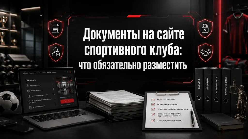Документы на сайте спортивного клуба: что обязательно разместить