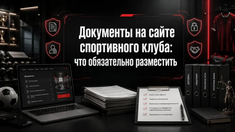 Документы на сайте спортивного клуба: что обязательно разместить