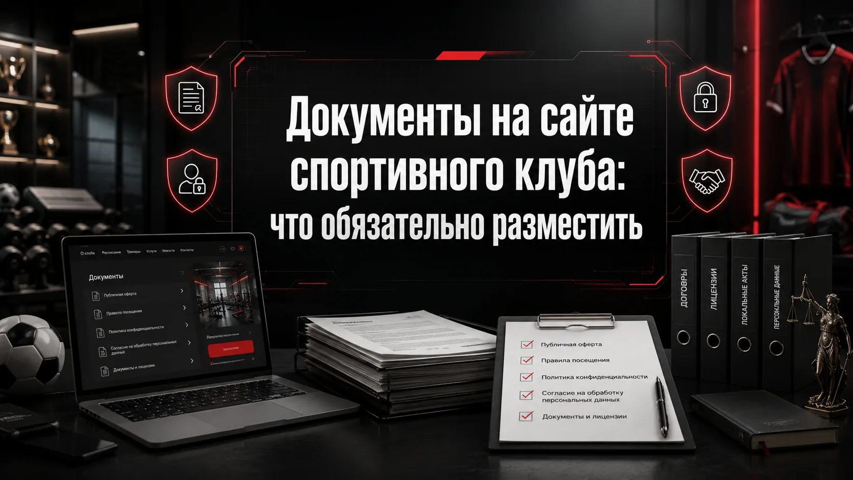 Документы на сайте спортивного клуба: что обязательно разместить Документы клуба на сайте — оферта, персональные данные и правила