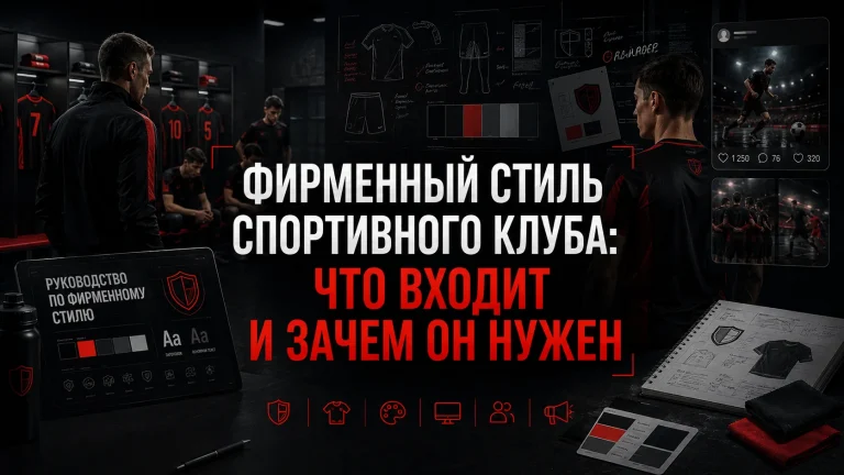 Фирменный стиль спортивного клуба: что входит и зачем он нужен