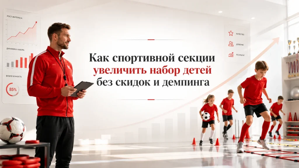 Как привлечь детей в спортивную секцию без скидок