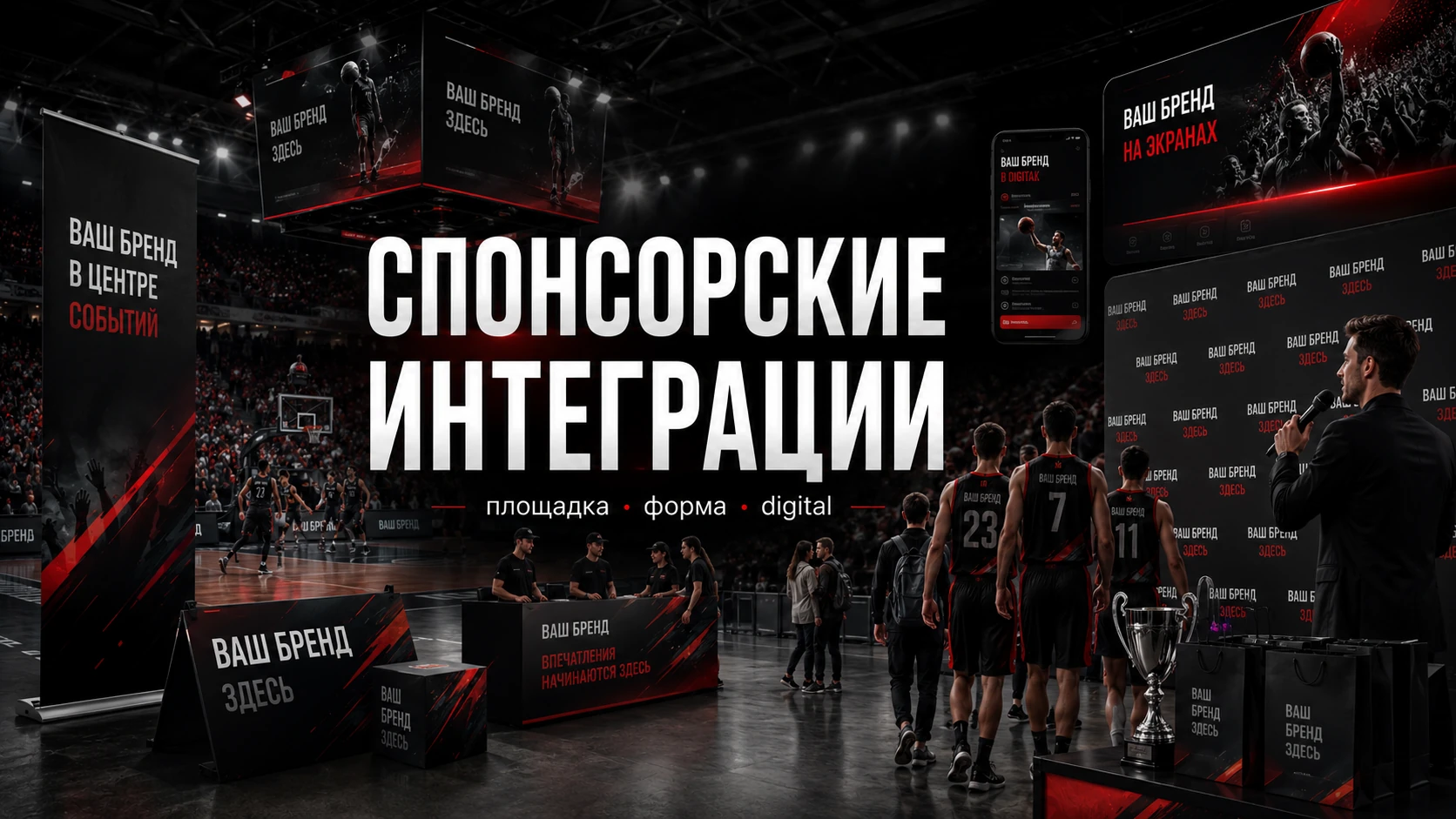 Спонсорские интеграции в спорте: площадка, форма, digital и активности