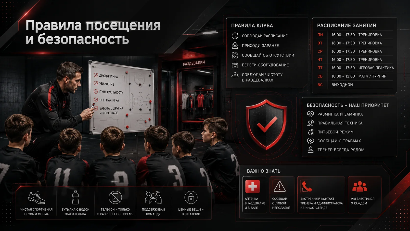 Правила посещения и безопасность спортивного клуба Правила посещения и безопасность спортивного клуба