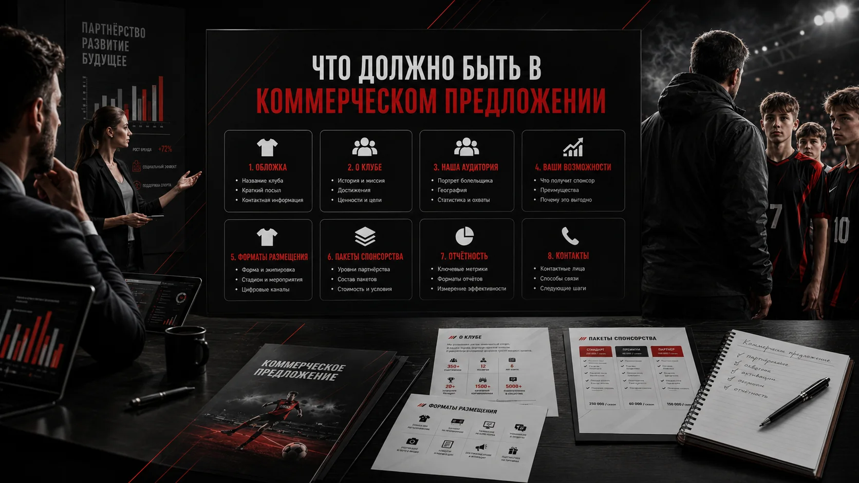 Структура коммерческого предложения для спонсора Что должно быть в коммерческом предложении для спонсора спортивного клуба