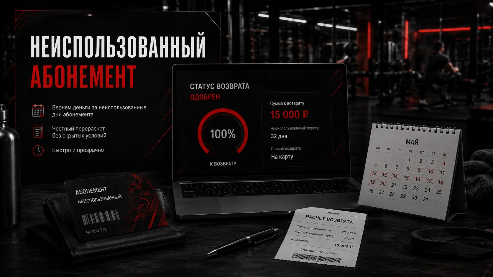 Неиспользованный абонемент и расчёт остатка Неиспользованный абонемент — расчёт остатка и условия возврата