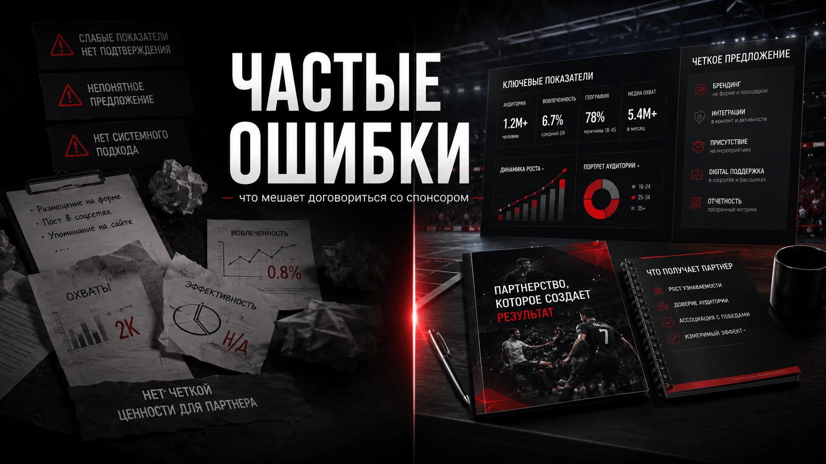 Частые ошибки в спонсорском пакете и как их исправить