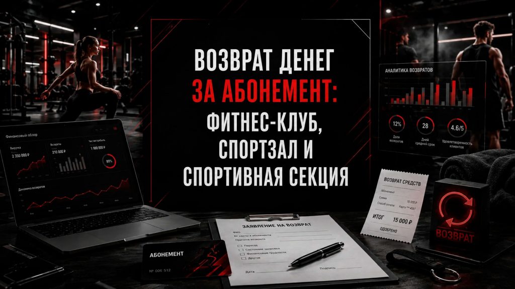 Возврат денег за абонемент в фитнес-клуб, спортзал или секцию