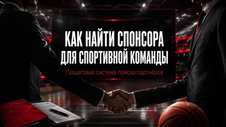 Как найти спонсора для спортивной команды, клуба или федерации