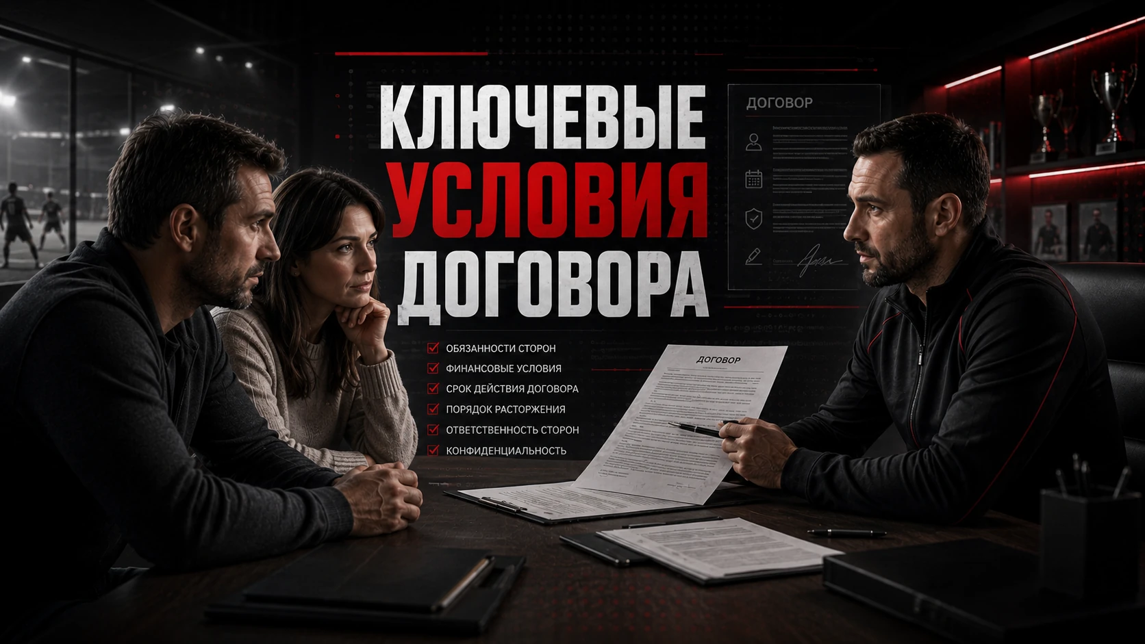 Ключевые условия договора спортивной секции Ключевые условия договора спортивной секции с родителями