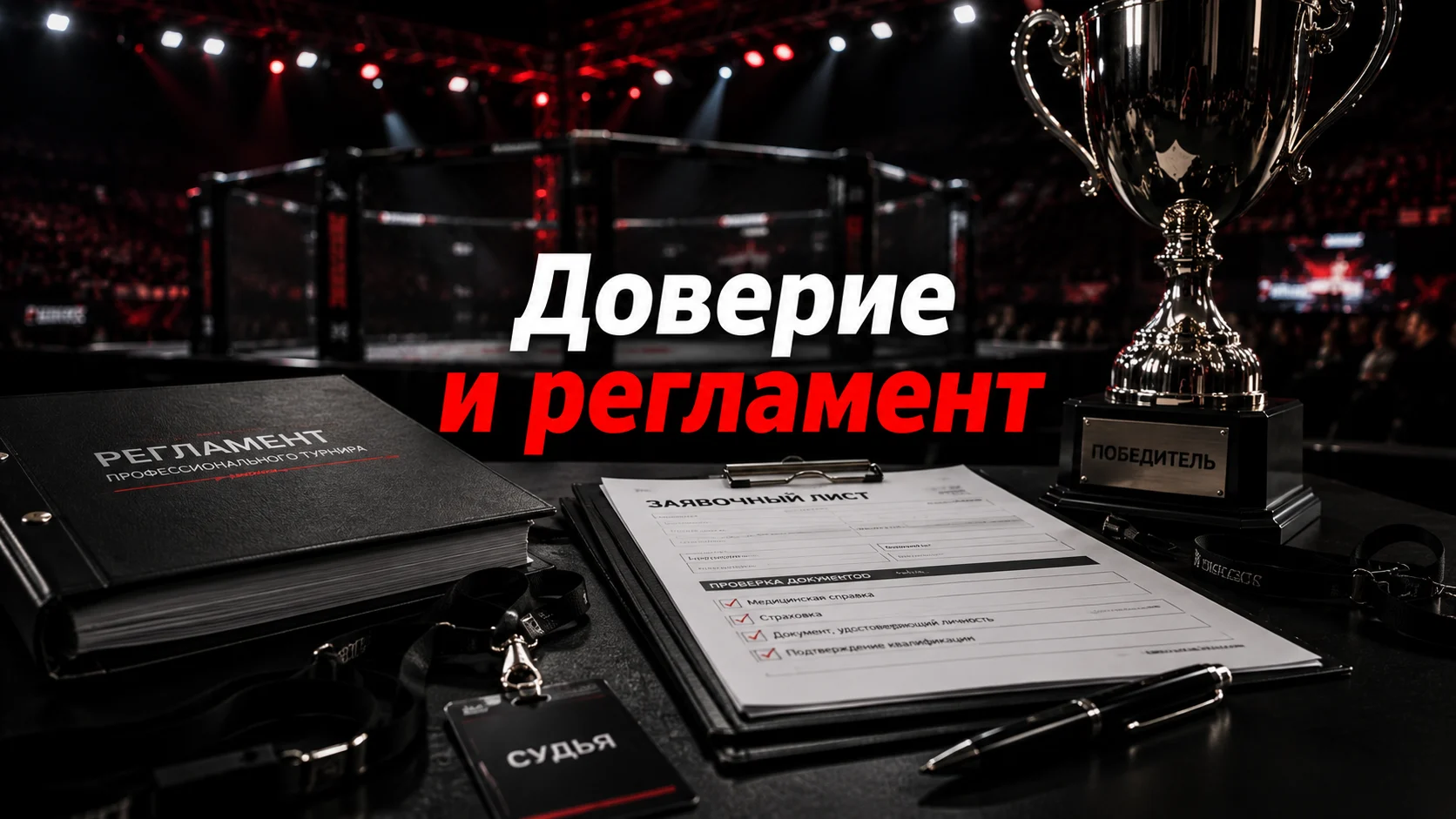 Регламент и доверие участников к профессиональному турниру