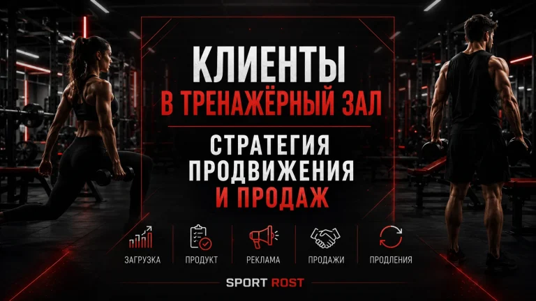 Продвижение тренажерного зала: стратегия привлечения клиентов и продаж