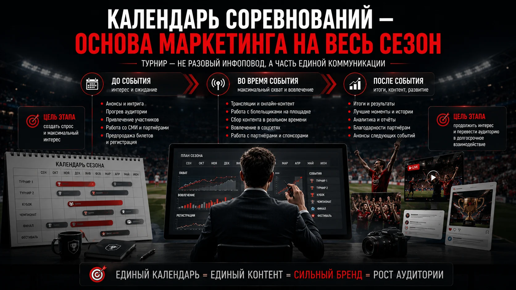 Календарь соревнований как основа маркетинга спортивной федерации на сезон