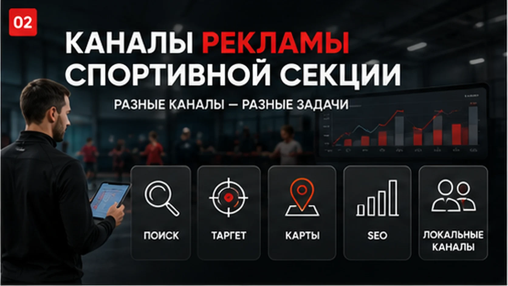 Основные каналы рекламы спортивной секции