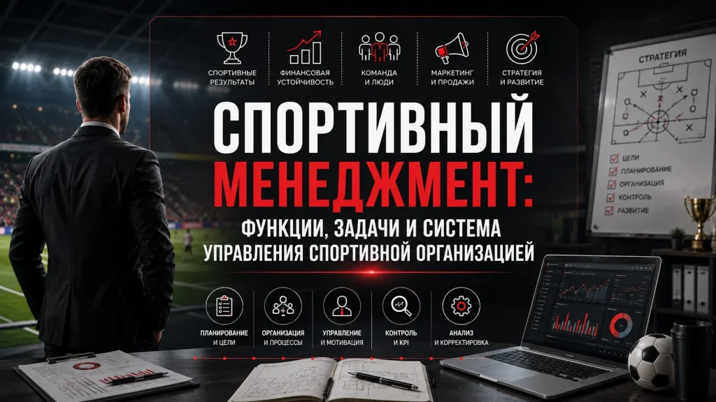 Спортивный менеджмент: функции, задачи и система управления спортивной организацией