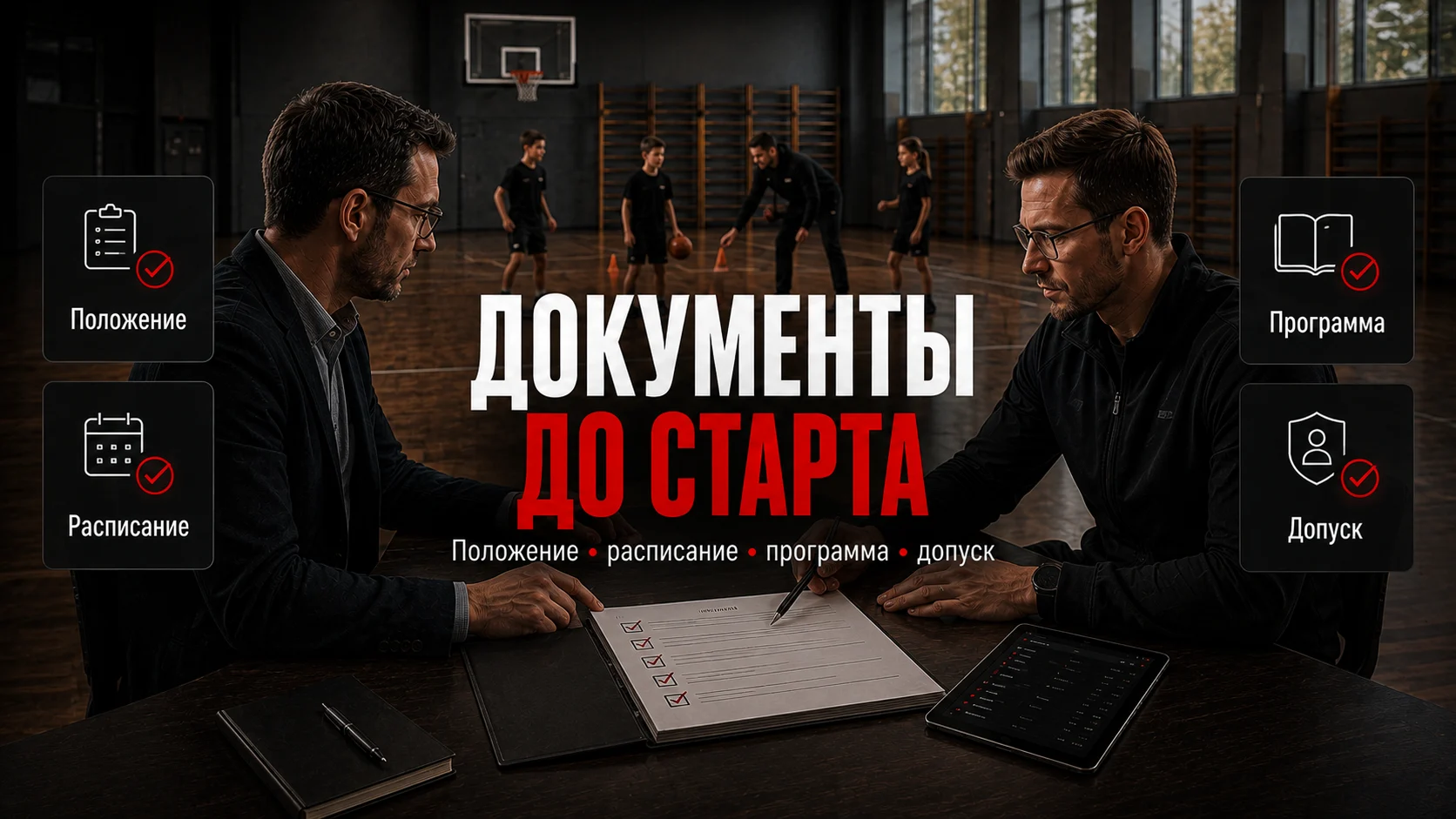 Документы для открытия спортивной секции в школе