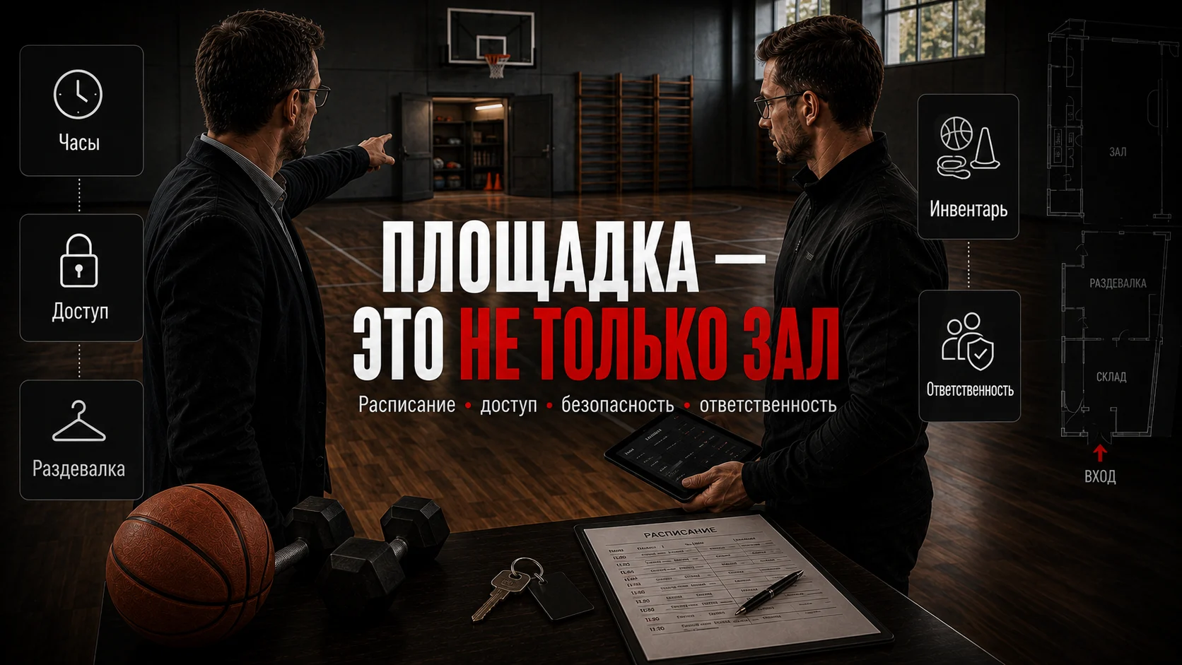 Что проверить в школьном спортзале перед запуском секции
