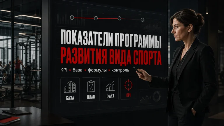 Показатели программы развития вида спорта: как разработать KPI спортивной федерации