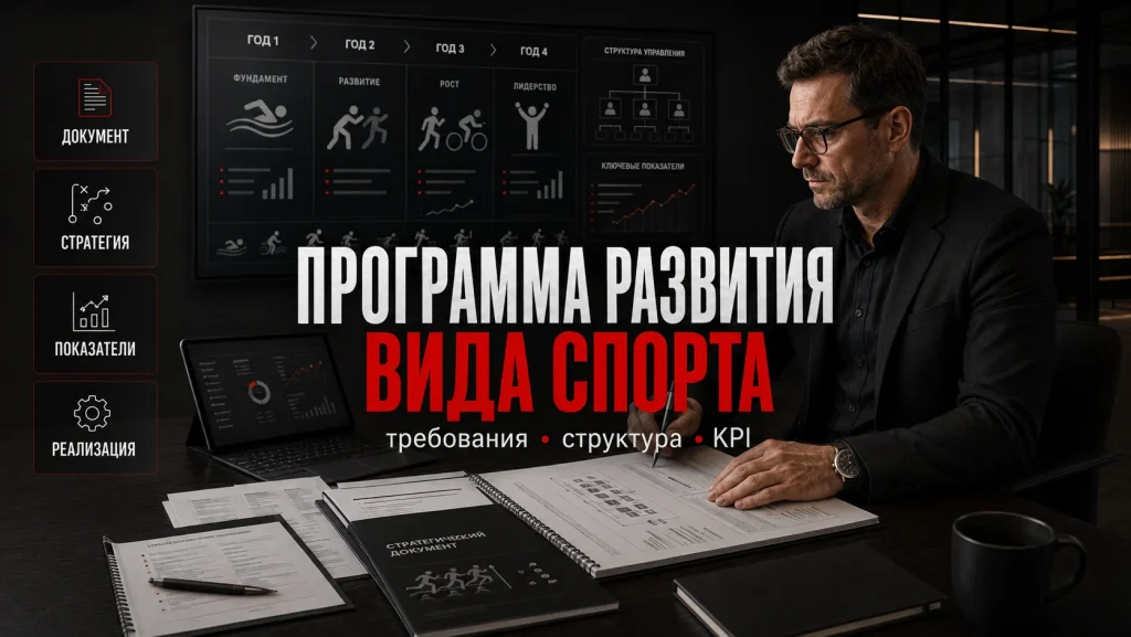 Программа развития вида спорта: требования, структура и KPI