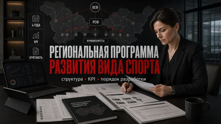 Региональная программа развития вида спорта: структура, показатели и порядок разработки